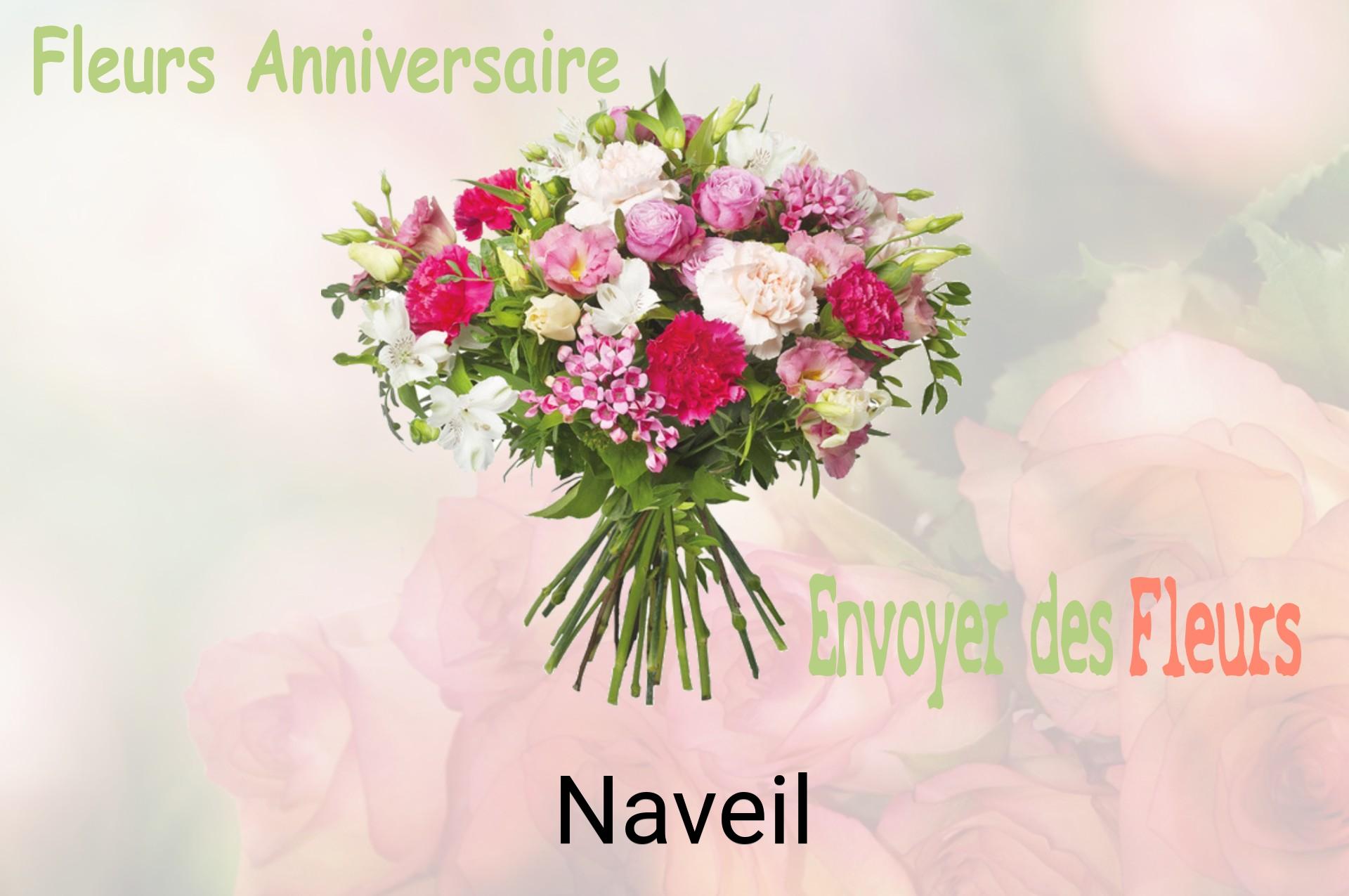 Bouquet de fleurs d’anniversaire livré à Naveil